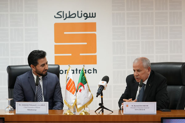 Protocole d’accord entre Sonatrach et la saoudienne Midad Energy